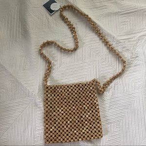 Kaari Blue Bead Crossbody